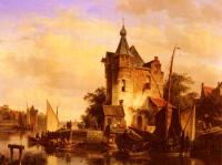 Springer, Cornelis - Along The Canal